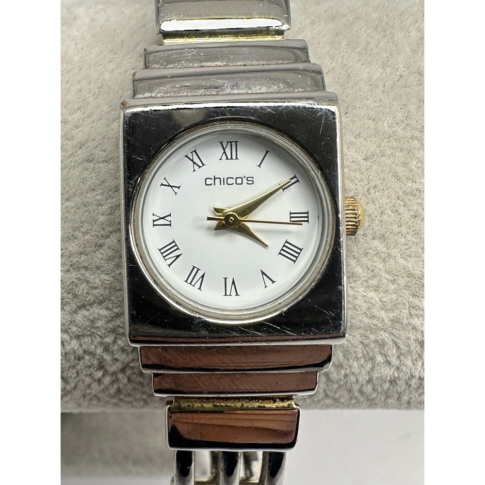 Chico's Ladies Cuff Bangle Watch New Battery 19MM 6.25" H56